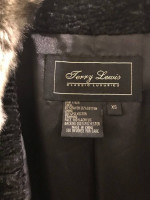 Terry Lewis faux 'Persian lamb' fur coat- NWT