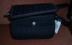 Nine West Mini Black Fabric Handbag with Shoulder Strap - Tag Attached