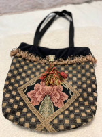 Vintage tapestry handbag