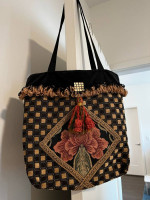 Vintage tapestry handbag