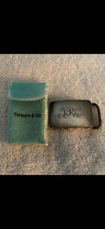 reduced Tiffany & Company Sterling Silver Belt Buckle