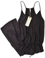 NWT XS LANSTON Designer Chocolate Brown Hi-Lo Spaghetti Strap Dress