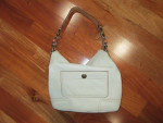 Coach -- Vintage Chelsea 947 Cream Pebbled Leather