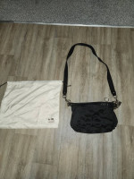 Black Coach Purse + Silk Coach Bag