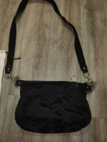 Black Coach Purse + Silk Coach Bag