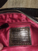 Black Coach Purse + Silk Coach Bag