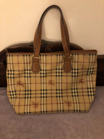 Two Burberry handbags for sale