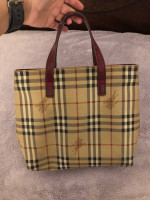 Two Burberry handbags for sale