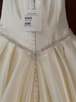 Maggie Sottero “Idette” satin ball wedding gown unaltered size 12 New