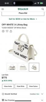 Off-White Designer Purse