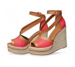 HERMES PLATFORM WEDGES WOMENS HEELS IN BOX W/SHOE BAGS, RECEIPT, NEW