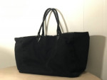Victoria's Secret Black Canvas Tote Weekender Fifth Avenue New York