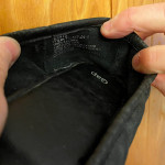 Women's GAP Folding / Travel Ballet Flats ♦ Black Leather - NICE!