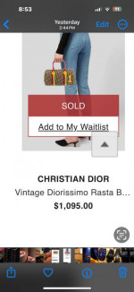 Vintage Dior Rasta  Bag