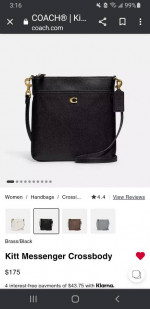 NEW Coach Kitt Messenger Crossbody