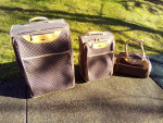 ●► Luggage 3pc Set Complete - Pierre Cardin Pull Handle Wheel Suitcase