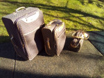 ●► Luggage 3pc Set Complete - Pierre Cardin Pull Handle Wheel Suitcase