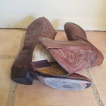Dan Post Men’s Sz 10.5 EW Milwaukee Western Cowboy Brown Leather Boots