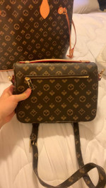 Large purse, shoulder bag, and clutch matching set