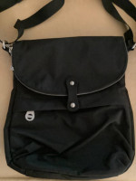 Baggallini Cross Body Bag - Black, Dublin Pattern