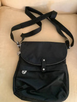 Baggallini Cross Body Bag - Black, Dublin Pattern