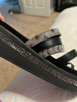 KENNETH COLE REACTION Women's Great Scroll Flatform Jewel Sandals