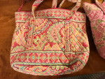 Five Vera Bradley bags, all with change purse