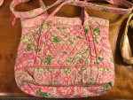 Five Vera Bradley bags, all with change purse