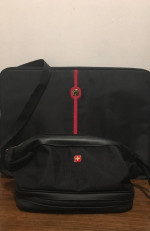 Swiss Gear Wenger Maya 17” Slim Case & Toiletry Bag Set Of 2 LIKE NEW