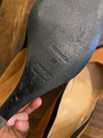 2 pairs of Hermes heels sz 39/8.5