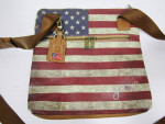 YNOT American Flag Red Blue White Rustic Design Cross Body Messenger T