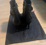 Kate Spade black leather ankle boots