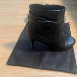 Kate Spade black leather ankle boots
