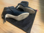 Kate Spade black leather ankle boots