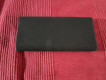 Small black evening clutch