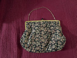 Small black evening clutch