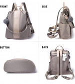 Women Backpack Purse Waterproof Nylon Anti-theft Rucksack