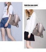 Women Backpack Purse Waterproof Nylon Anti-theft Rucksack