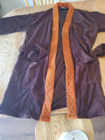 KINGSPORT ROBE VELOUR KIMONO ONE SIZE FITS ALL PRE-OWNED