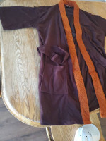 KINGSPORT ROBE VELOUR KIMONO ONE SIZE FITS ALL PRE-OWNED