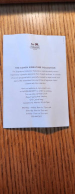 Coach Signature Collection Purse