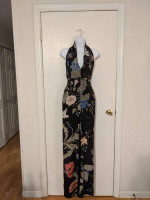 Gorgeous silk GUCCI halter gown - NWT