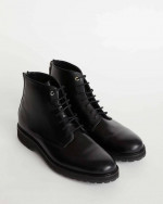 WANT LES ESSENTIELS MONTORO HIGH LUG-SOLE DERBY BOOT - Black Size EU:4