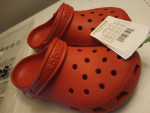 ****BRAND NEW Red Crocs "Classic Clog K" Size kids 6****