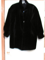 Reversible womens winter coat