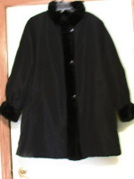 Reversible womens winter coat
