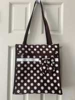 Polka Dot Tote Bags (2) - New