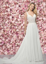 Enchanting by Mon Cheri Wedding Dress 219150 in Ivory. Size 12. NWT!