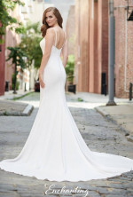 Enchanting by Mon Cheri Wedding Dress 120163 in Ivory. Size 10. NWT!