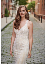Enchanting by Mon Cheri Wedding Dress 120172 in Ivory. Size 14. NWT!